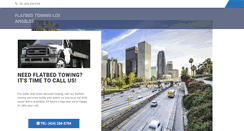 Desktop Screenshot of flatbed-towing.info