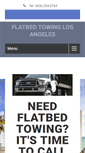 Mobile Screenshot of flatbed-towing.info